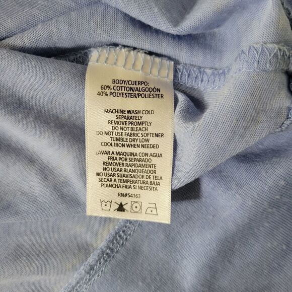 Calvin Klein Women's Blue Key-hole Back Swing Tank Top - Picture 8 of 10